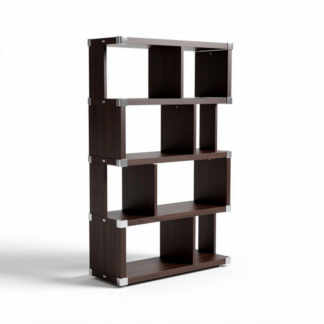 Mobile libreria in legno per ufficio e studio – 80 x 30 x 150 cm