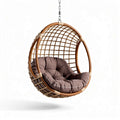 Poltrona sospesa in rattan per interni ed esterni – 90 x 90 x 100 cm
